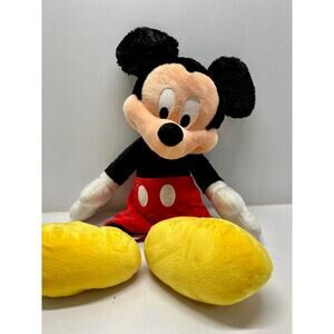 19" Tall Vintage Disneyland Resort Disney Mickey Mouse Plush Doll 90's Soft